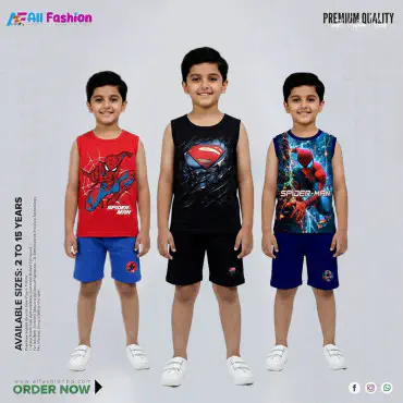 Classic Luxury Maggie T-Shirt Combo Set For Kids -CM05