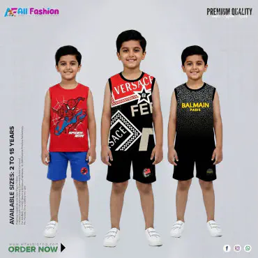 Classic Luxury Maggie T-Shirt Combo Set For Kids -CM06