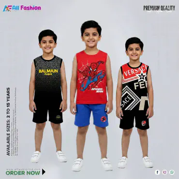 Classic Luxury Maggie T-Shirt Combo Set For Kids -CM08