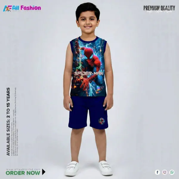High Quality Kids Cartoon Maggie Combo 3D Sublimation T-shirts For Kids -AFMC002