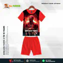 Spider-Man Half-sleeve 3D Sublimation T-shirts Set For kids -AF032