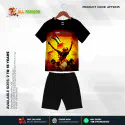 Save Palistaine Half-sleeve 3D Sublimation T-shirts Set For kids -AF035 