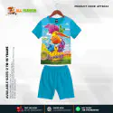 Sunny Bunnies Half-sleeve 3D Sublimation T-shirts Set For kids -AF044 