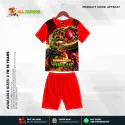 Iron Man Vs Hulk Half-sleeve 3D Sublimation T-shirts Set For kids - Code: AF61
