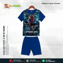 Spider-Man Half-sleeve 3D Sublimation T-shirts Set For kids - Code: AF66