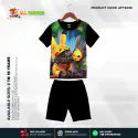 Pokemon Half-sleeve 3D Sublimation T-shirts Set For kids - AF066