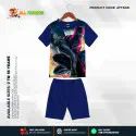 Spider Man Half-sleeve 3D Sublimation T-shirts Set For kids -AF081