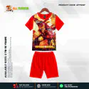 IRON MAN Half-sleeve 3D Sublimation T-shirts Set For kids -AFTS087