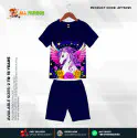 Unicorn Half-sleeve 3D Sublimation T-shirts Set For kids - Code: AF30