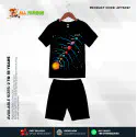  Earth Half-sleeve 3D Sublimation T-shirts Set For kids-AF097 