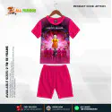 Squid Game Half-sleeve 3D Sublimation T-shirts Set For kids - Code: AF44
