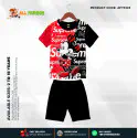 Superme Half-sleeve 3D Sublimation T-shirts Set For kids -AF105