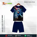 Captain America Half-sleeve 3D Sublimation T-shirts Set For kids - AF25