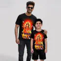 Durga Puja Father & Son Matching T-Shirt- CM04