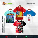 KIDS 3D T-SHIRT COMBO 02 HALF SLEEVE BOYS & GIRLS (SUBLIMATION PRINT)-AFC02