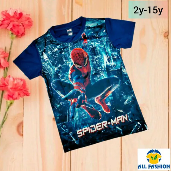 KIDS 3D T-SHIRT COMBO 31 HALF SLEEVE BOYS & GIRLS (SUBLIMATION PRINT)-AFC56