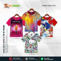 KIDS 3D T-SHIRT COMBO 05 HALF SLEEVE BOYS & GIRLS (SUBLIMATION PRINT)-AFC11