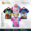 KIDS 3D T-SHIRT COMBO 14 HALF SLEEVE BOYS & GIRLS (SUBLIMATION PRINT)-AFC26
