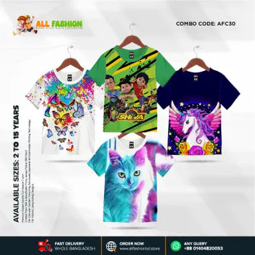 KIDS 3D T-SHIRT COMB...