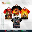 KIDS 3D T-SHIRT COMBO 19 HALF SLEEVE BOYS & GIRLS (SUBLIMATION PRINT)-AFC33