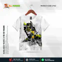 Batman White Half-sleeve 3D Sublimation T-shirts For kids -AF07