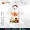 SRI SRI SARODIO DURGA  KIDS 3D PUJA T-SHIRT HALF SLEEVE (SUBLIMATION)AFP006