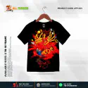 MA DURGA PUJA BLACK  KIDS 3D T-SHIRT HALF SLEEVE (SUBLIMATION)AF001