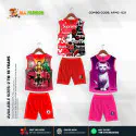 High Quality Kids Cartoon Maggie Combo 3D Sublimation T-shirts For Kids -AFMC021