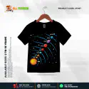  Earth Half-sleeve 3D Sublimation T-shirts For kids- Code: AF10