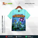 Maincrifet Peast Half-sleeve 3D Sublimation T-shirts For kids - Code: AF16