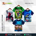 KIDS 3D T-SHIRT COMBO 03 HALF SLEEVE BOYS & GIRLS (SUBLIMATION PRINT)-AFC09