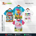 KIDS 3D T-SHIRT COMBO 25 HALF SLEEVE BOYS & GIRLS (SUBLIMATION PRINT)-AFC44