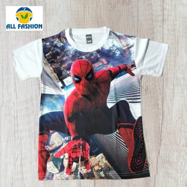 KIDS 3D T-SHIRT COMBO 09 HALF SLEEVE BOYS & GIRLS (SUBLIMATION PRINT)-AFC17