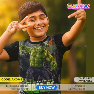 Hulk Black t-shirt h...
