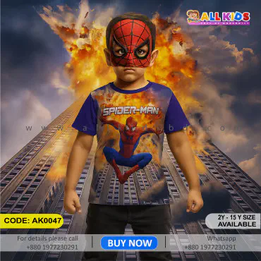 Spiderman Navy t-shi...