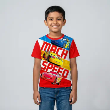 Mach speed red t-shi...