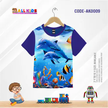 Dolphin blue t-shirt...