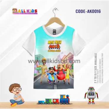 Motu patlu white t-s...