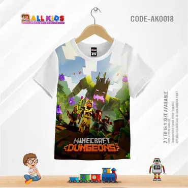 MINECRAFT WHITE KIDS...