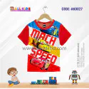 Mach speed red t-shirt half sleeve-AKHRC3.1