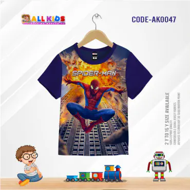 Spiderman Navy t-shi...
