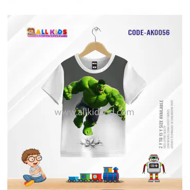 HULK WHITE KIDS 3D T...
