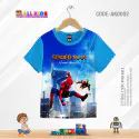Spiderman Skyblue t-shirt half sleeve-AKHRC7.2