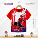 Spiderman red t-shirt half sleeve