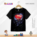 Superman Black t-shirt half sleeve