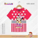 Minni Pink t-shirt half sleeve-AKHRC8.4