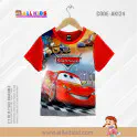 Cars 95 red t-shirt half sleeve