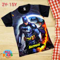 Batman black t-shirt half sleeve