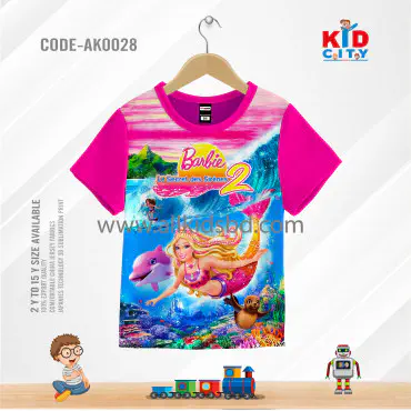 BARBIE 2 KIDS 3D T-S...
