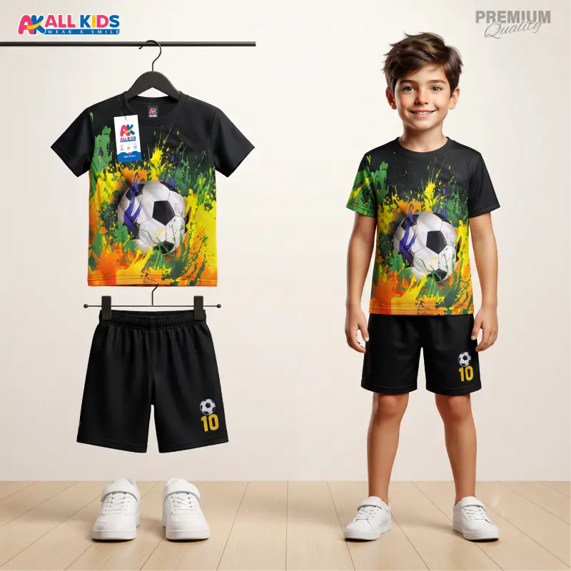 Favorite Football Kids 3D Printed T-Shirt and Shorts Set 